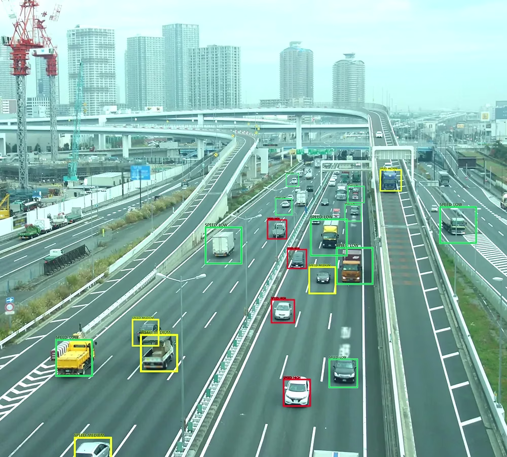 Autopista, análisis de vehículos